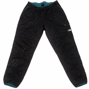 The North Face Black Kids Joggers with Teal Accents